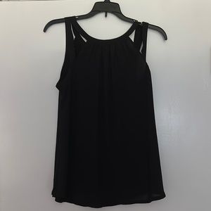 Black tank top